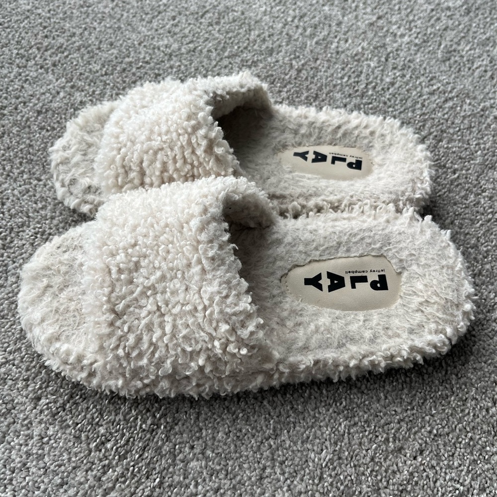 Jeffery Campbell Faux Fur Slide Slipper - Picture 5 of 7